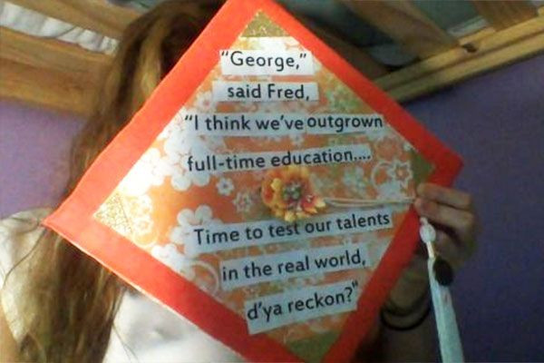 Harry Potter Graduation Quotes
 Harry Potter Graduation Caps DIY Cap Decoration Ideas for