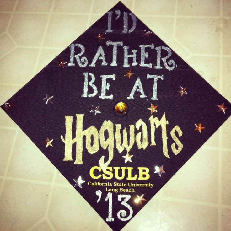 Harry Potter Graduation Quotes
 13 Graduation Cap Decorating Ideas