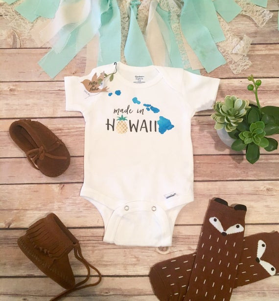 Hawaiian Baby Gifts
 Hawaii esie Baby Shower Gift Hawaii Baby Pregnancy