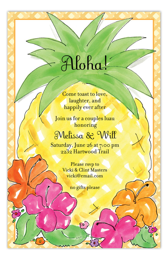 Hawaiian Themed Wedding Invitations
 Hawaiian Themed Party Invitations Party Invitation