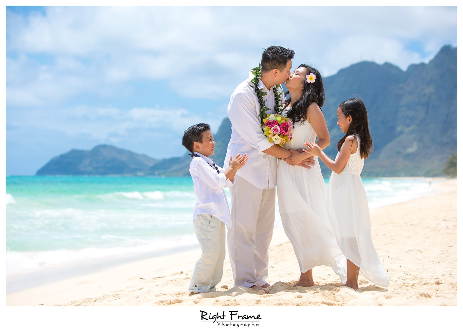 Hawaiian Wedding Vows
 Wedding Vow Renewal in Oahu Hawaii by RIGHT FRAME PHOTOGRAPHY