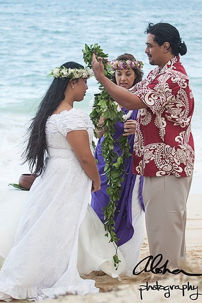 Hawaiian Wedding Vows
 A Traditional Hawaiian Wedding Ceremony conducted in