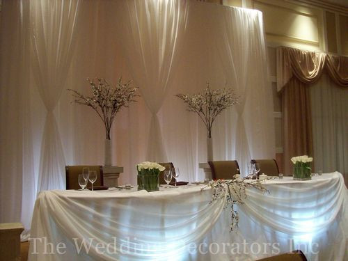 Head Table Wedding Decorations
 Head table decor idea help Weddingbee