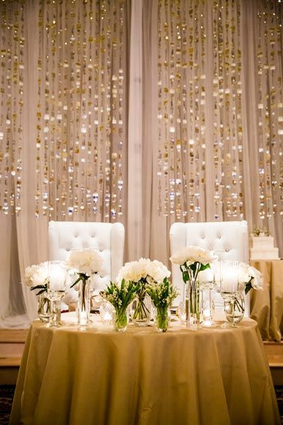 Head Table Wedding Decorations
 25 Pretty Head Table Ideas From Big Traditional to