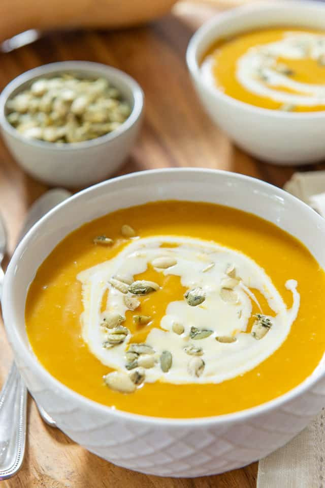 Healthy Butternut Squash Soup
 Butternut Squash Soup So Easy and So Much Flavor
