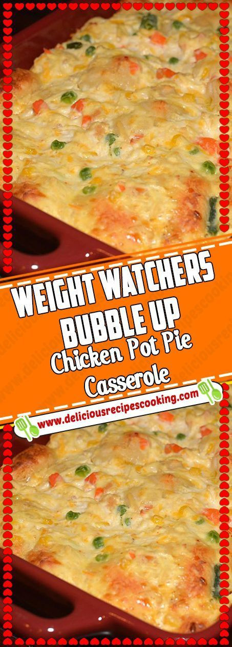 Healthy Chicken Pot Pie Recipe Weight Watchers
 Weight Watchers Bubble Up Chicken Pot Pie Casserole