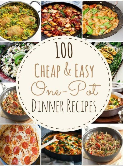 Healthy Dinners For Two On A Budget
 100 Cheap & easy e Pot Dinner Recipes Single low bud