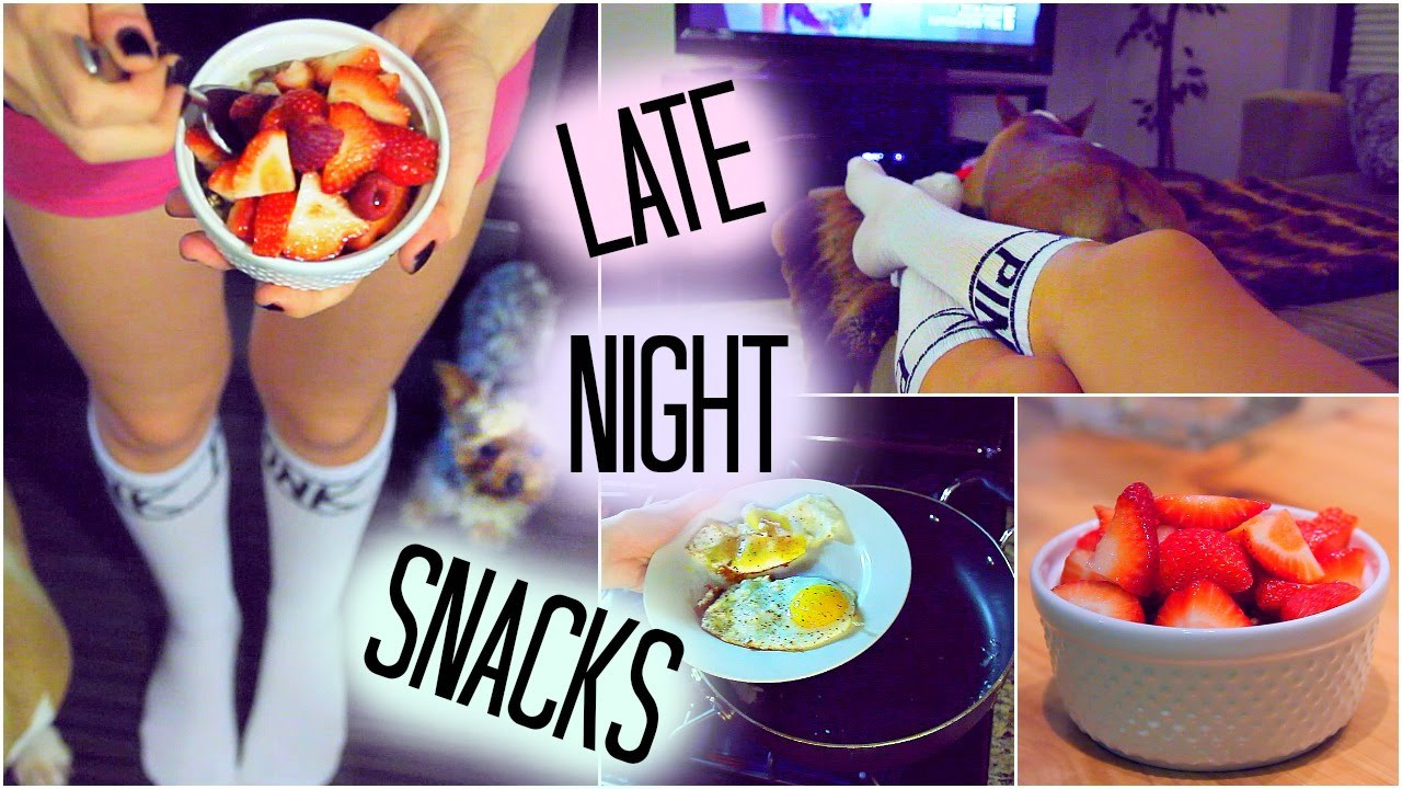 Healthy Night Time Snacks
 Healthy Late Night Snack Ideas