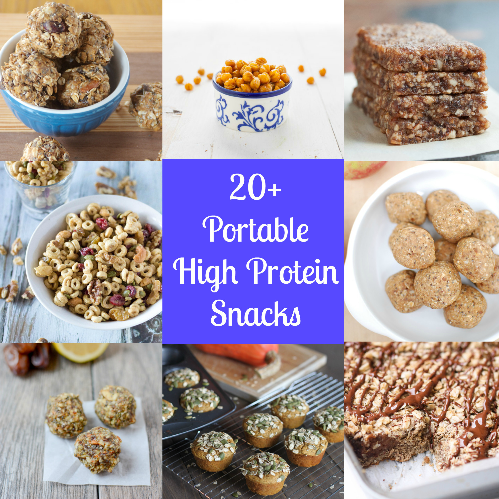 Healthy Protein Snacks
 Portable High Protein Snacks