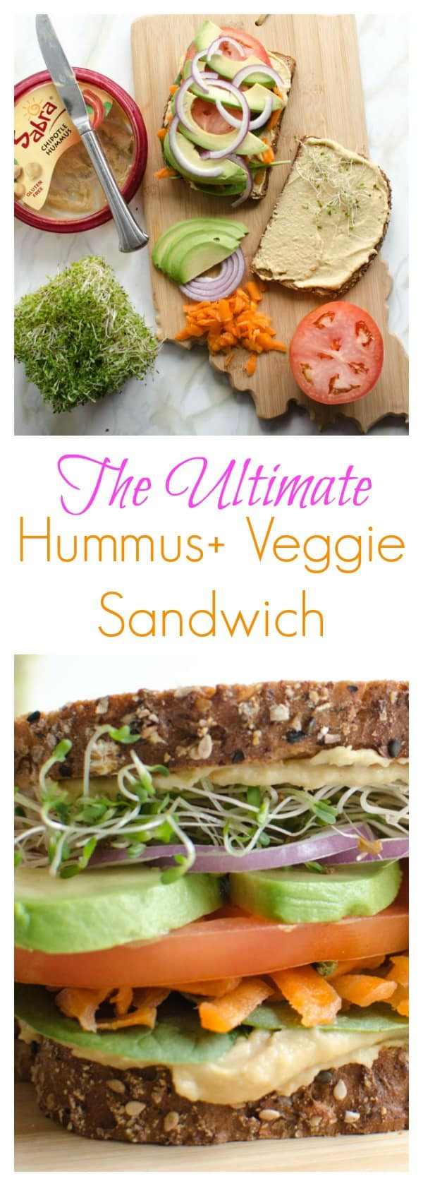 Healthy Vegetarian Sandwich Recipes
 The Ultimate Hummus and Veggie Sandwich Bless This Mess