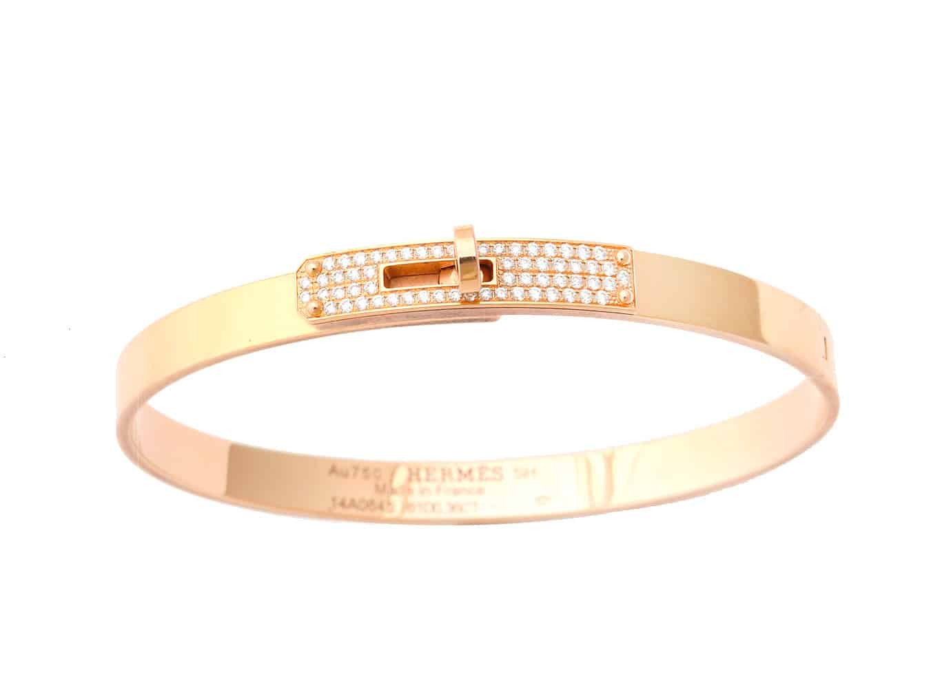 Hermes Kelly Bracelet
 hermes kelly bracelet in 18k rose gold