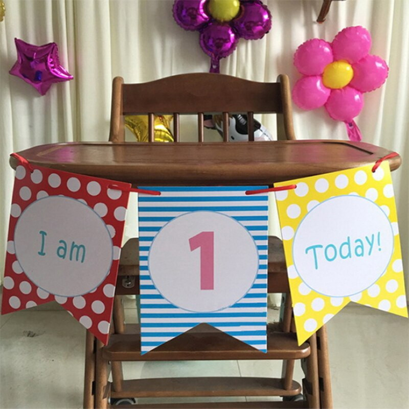 High Chair Birthday Decorations
 Blue Boy s 1st Birthday High Chair Decorating Kit Set Baby