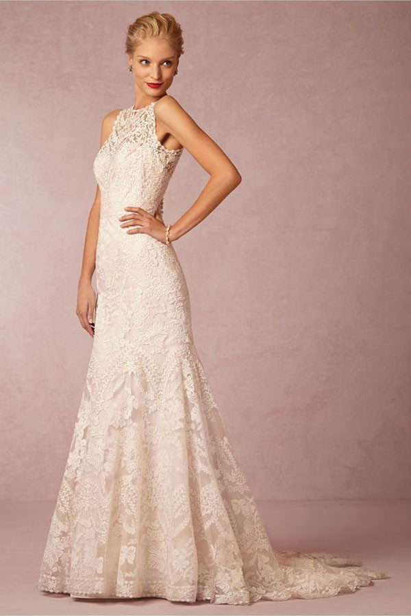 High Neck Wedding Gown
 It s All About the High Neck Wedding Dresses Right Now