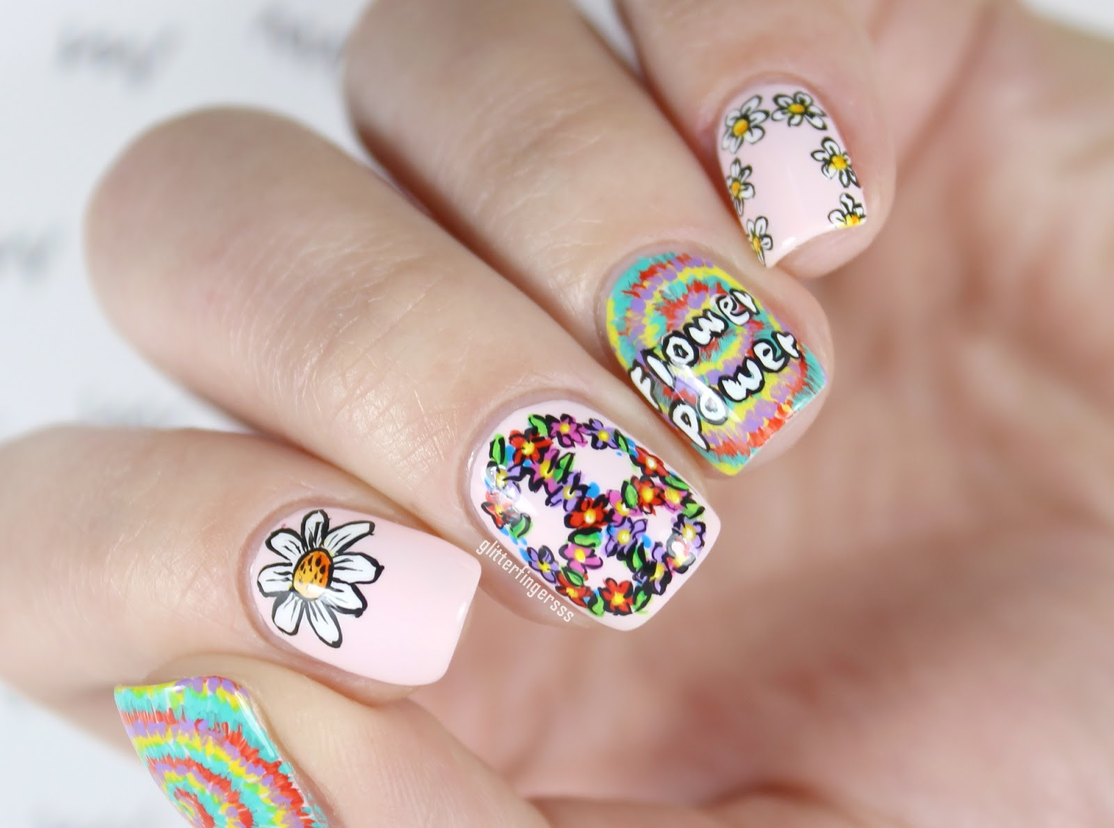 Hippie Nail Art Ideas - wide 6