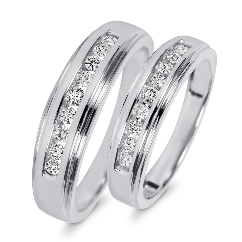 His And Hers Trio Wedding Ring Sets
 66 Trio Wedding Ring Set