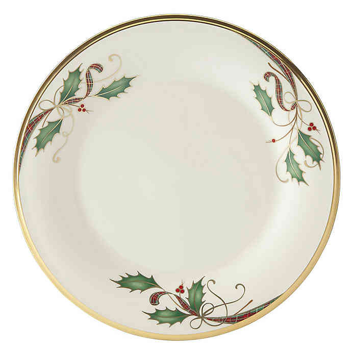 Holiday Dinner Plates
 Lenox Holiday Nouveau Gold Dinner Plate