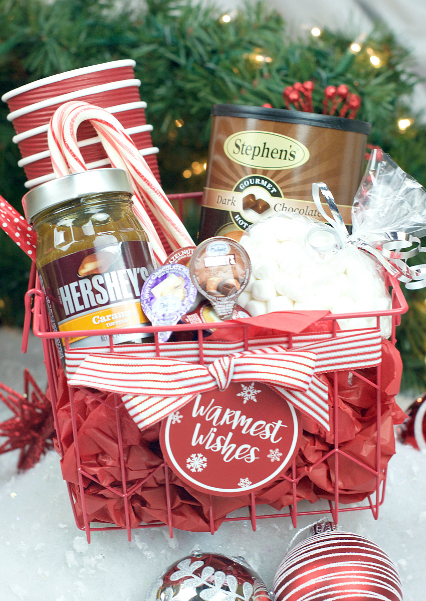 Holiday Gift Basket Ideas
 Hot Chocolate Gift Basket – Fun Squared