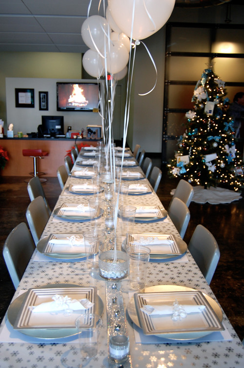 Holiday Party Ideas For Small Office
 Winter Wonderland Themed pany Christmas Party on a $50