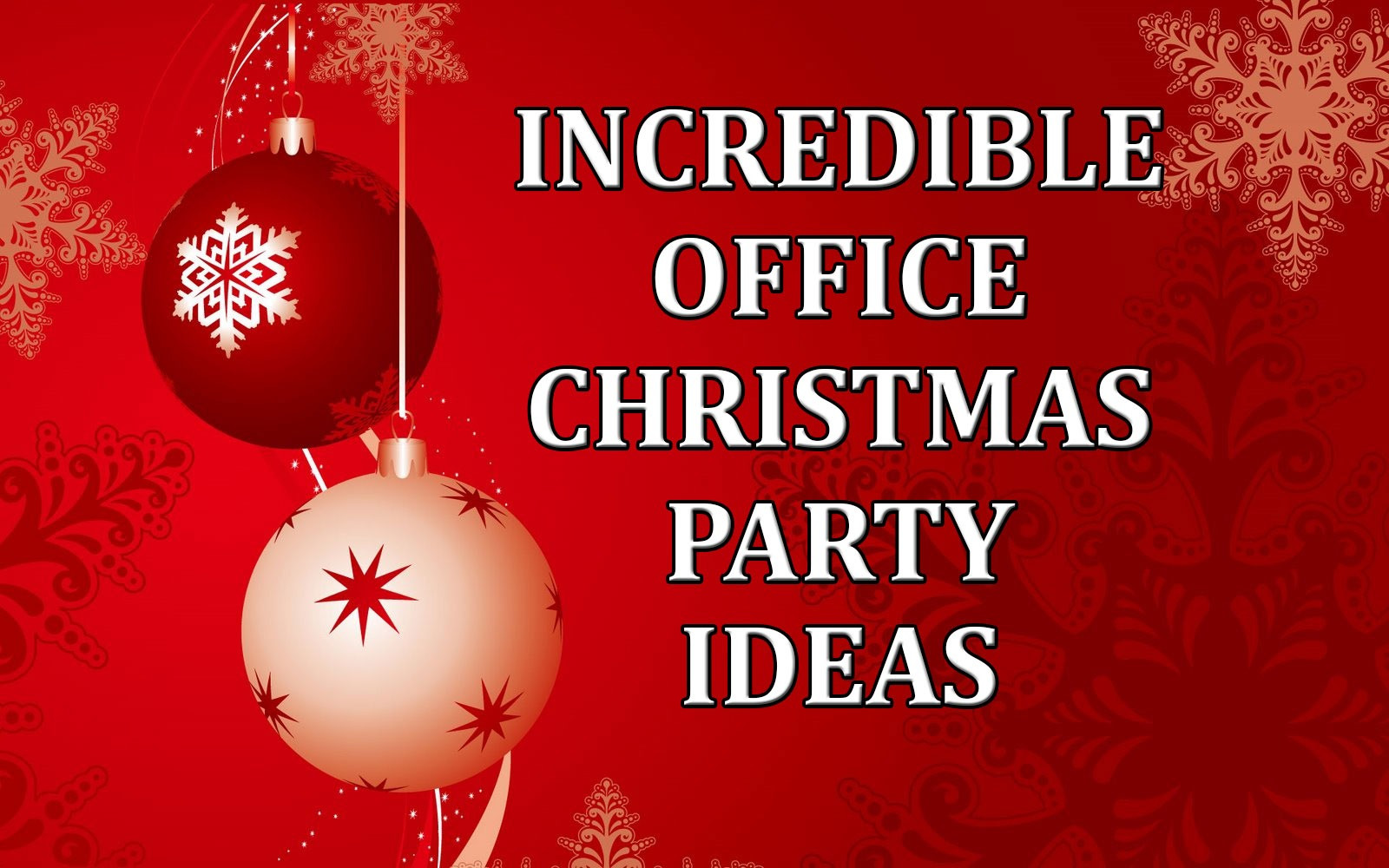 Christmas Parties Ideas For Work 