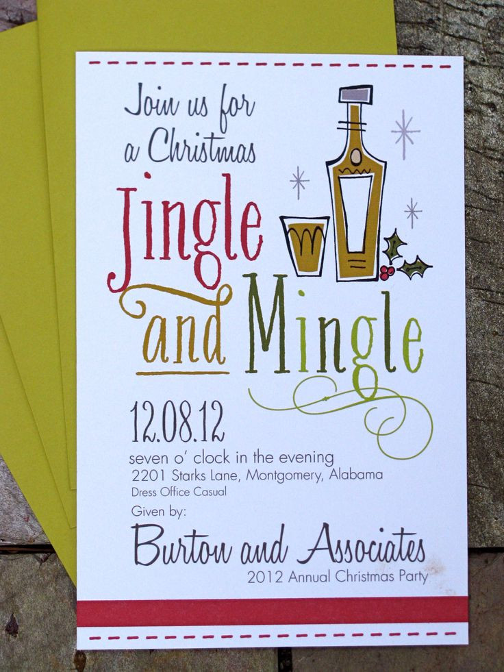 Holiday Party Names Ideas
 25 unique Christmas party invitations ideas on Pinterest