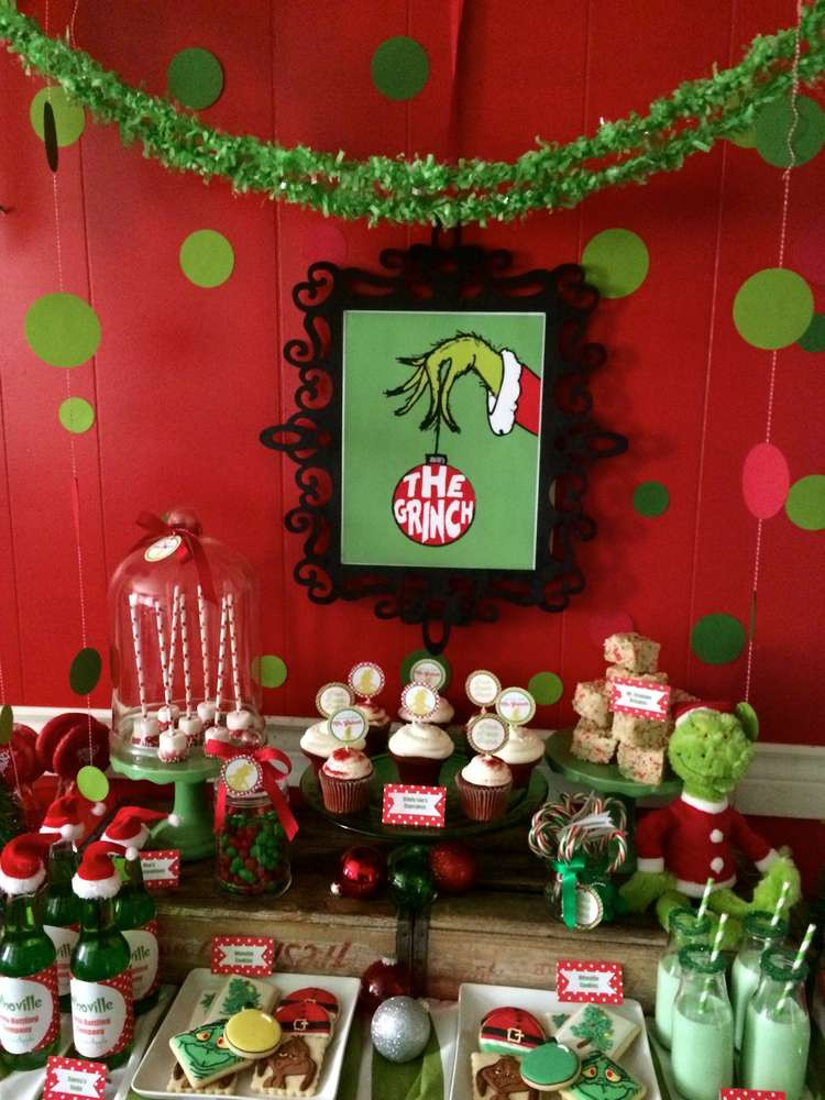 Holiday Party Theme Ideas
 The Grinch Christmas Holiday Party Ideas
