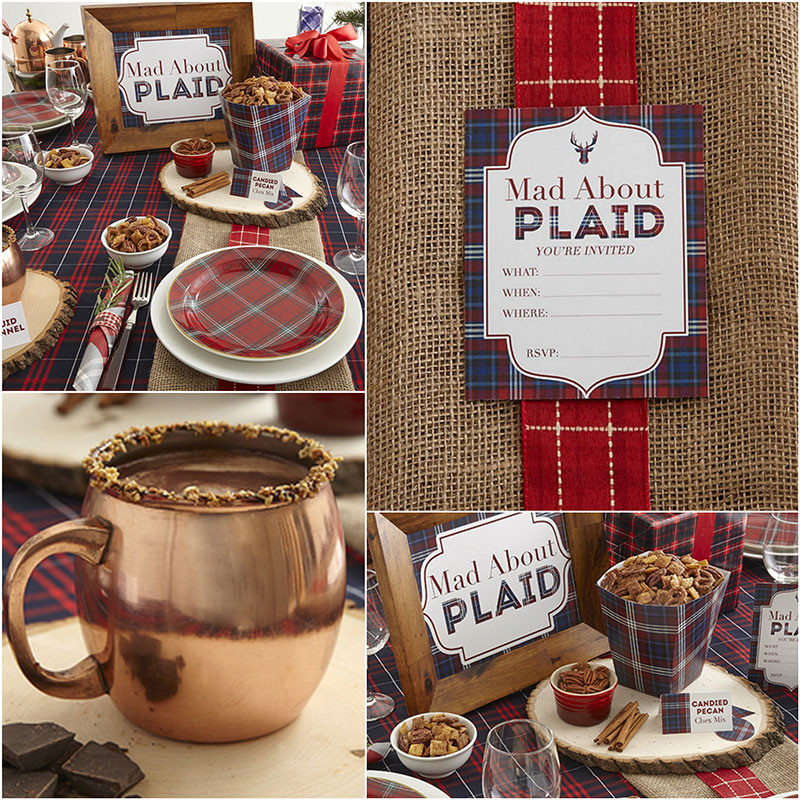 Holiday Party Theme Ideas
 "Mad For Plaid" Holiday Party Free Printables