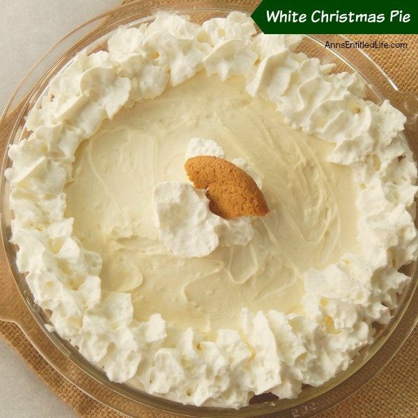 Holiday Pie Recipes
 White Christmas Pie Recipe