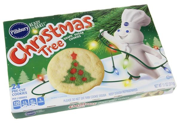 Holiday Sugar Cookies Pillsbury
 Pillsbury Ready to Bake Christmas Tree Shape Sugar