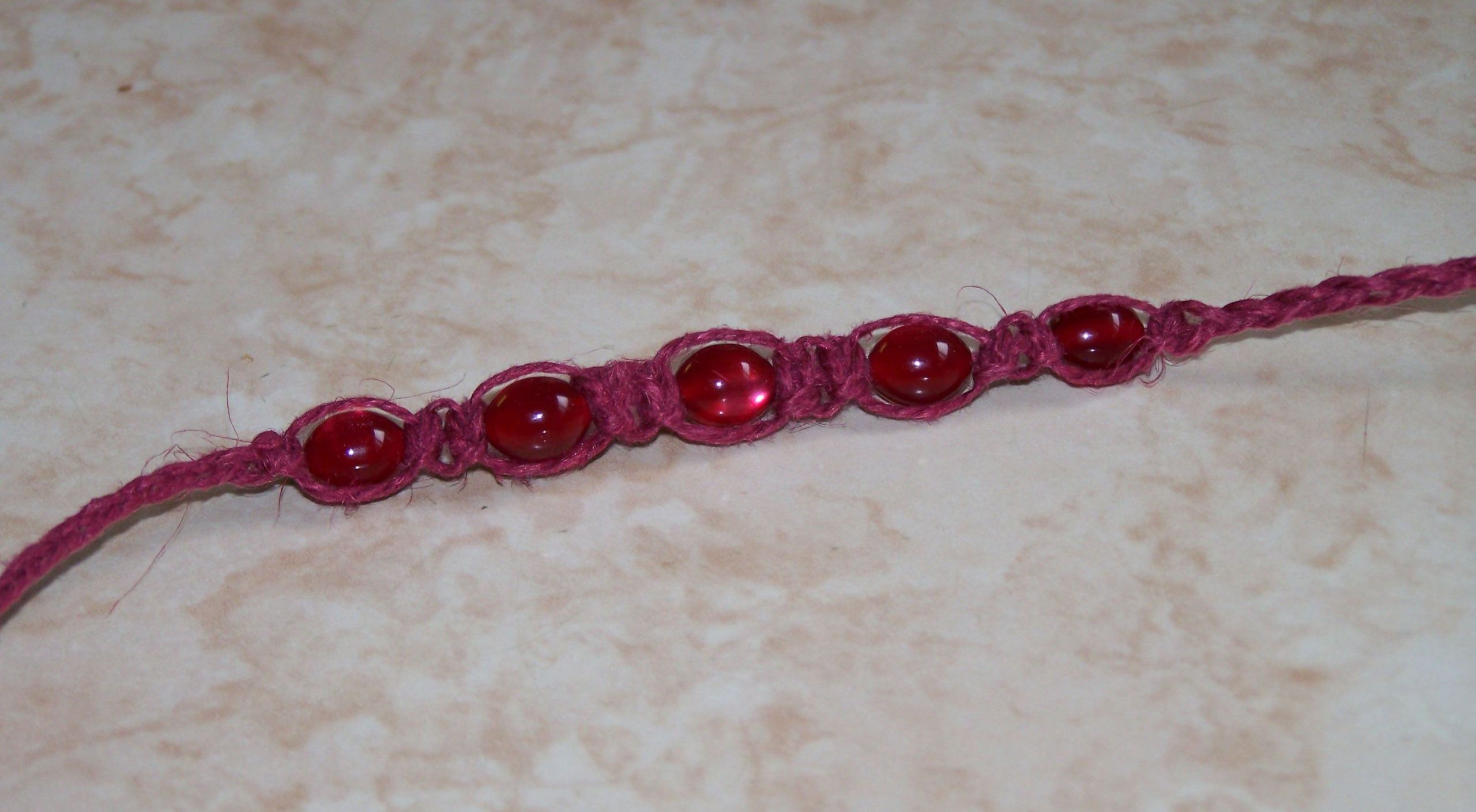 Homemade Anklet
 Knotted anklet tutorial with video