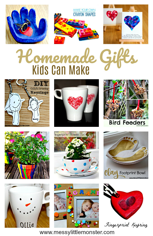 Homemade Birthday Gifts For Mom That Kids Can Make
 Handmade Gifts Kids Can Make Diy
