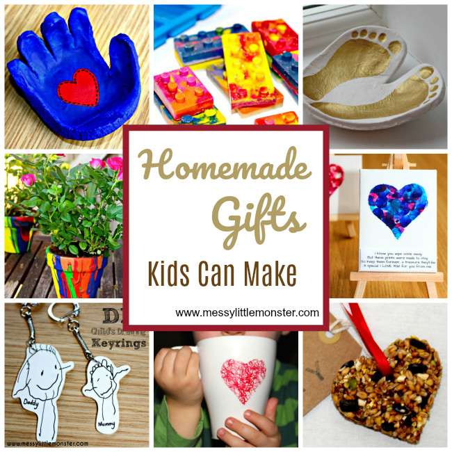 Homemade Birthday Gifts For Mom That Kids Can Make
 Handmade Gifts Kids Can Make Messy Little Monster