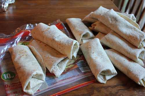 Homemade Freezer Burritos
 18 Delicious Recipes For Homemade Freezer Burritos