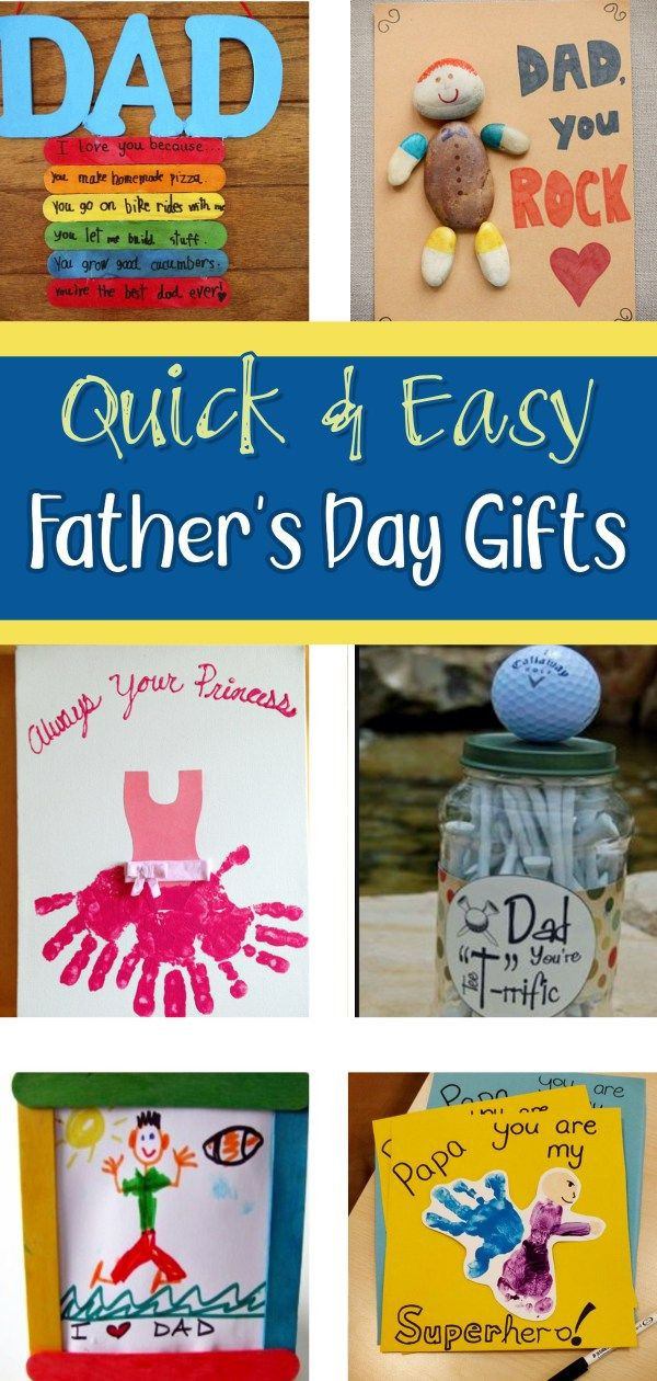 Homemade Gift Ideas For Father'S Day
 DIY Father s Day Gifts from Kids Quick & Easy Gifts for