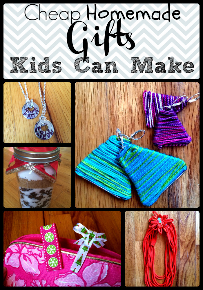 Homemade Gifts For Kids To Make
 Cheap Homemade Gifts Kids Can Make