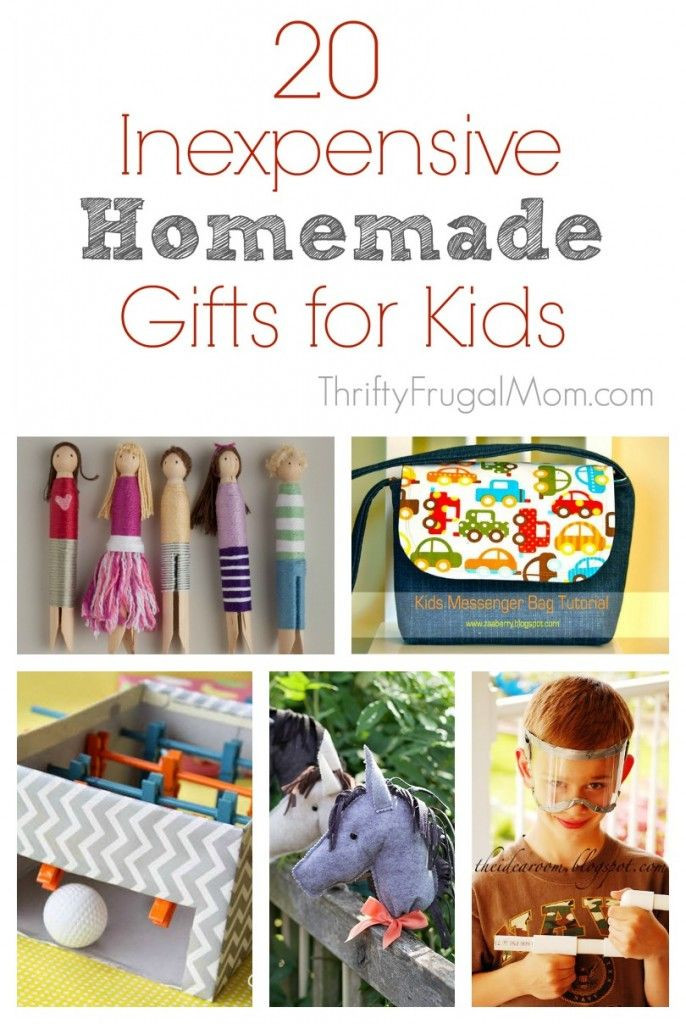 Homemade Gifts For Kids To Make
 20 Inexpensive Homemade Gifts for Kids