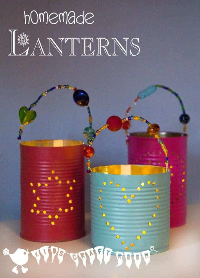 Homemade Gifts For Kids To Make
 Homemade Gifts Tin Can Lanterns Kids Craft Room