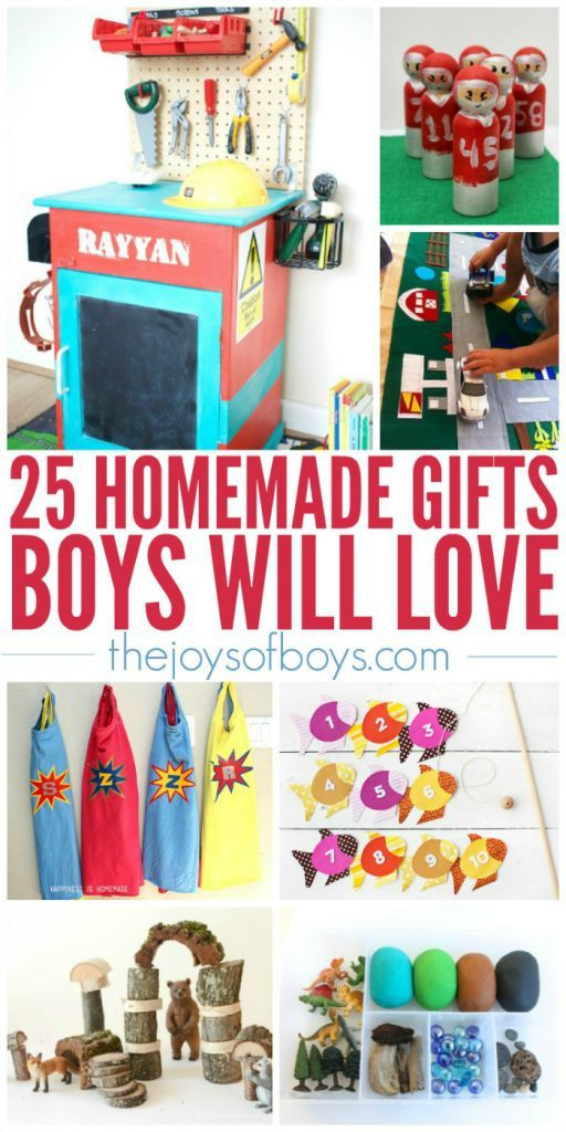 Homemade Gifts From Toddlers
 Homemade Gifts Boys Will Love