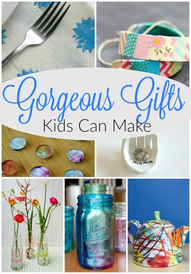 Homemade Gifts From Toddlers
 45 Gorgeous Gifts Kids Can Make