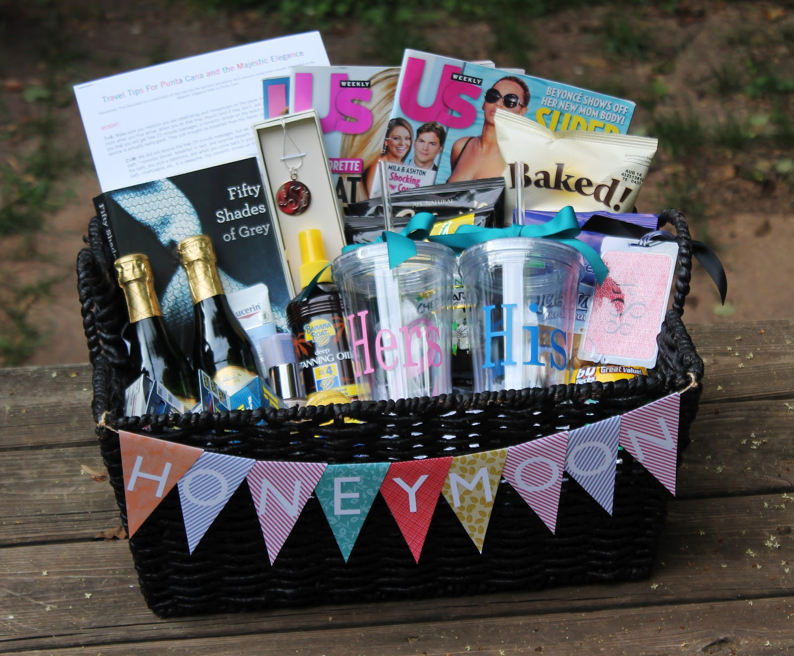 Honeymoon Gift Ideas Couples
 Honeymoon Gift Basket Carolina Charm