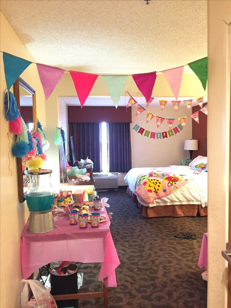 Hotel Pool Party Ideas
 27 best images about Emma s 10th spa shopkins slumber