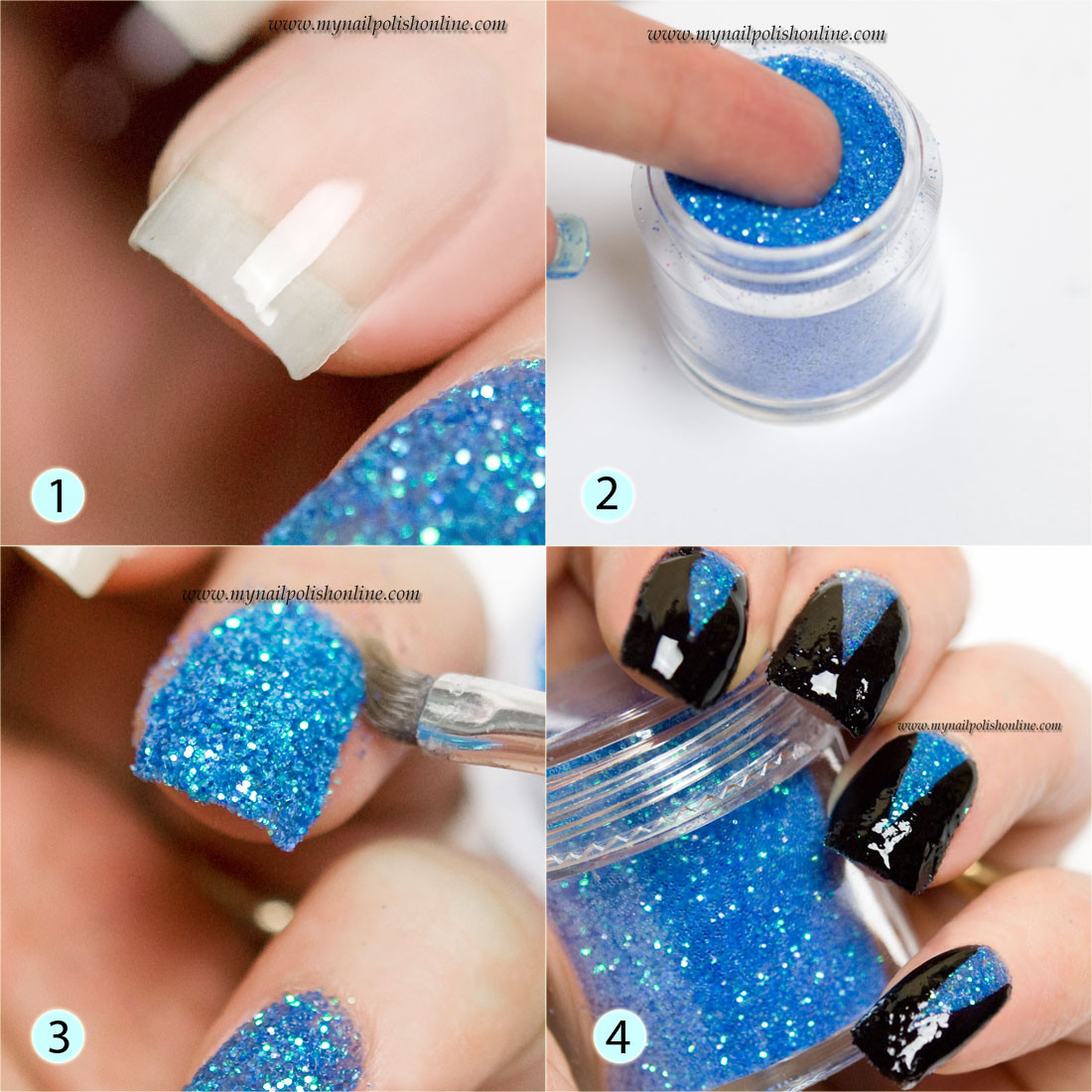 How To Apply Loose Glitter To Nails
 Loose glitter guide a tutorial for loose glitter