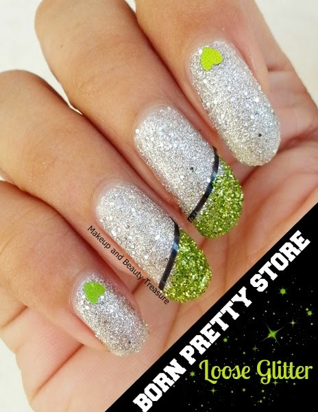 How To Apply Loose Glitter To Nails
 Makeup and Beauty Treasure Born Pretty Store Loose
