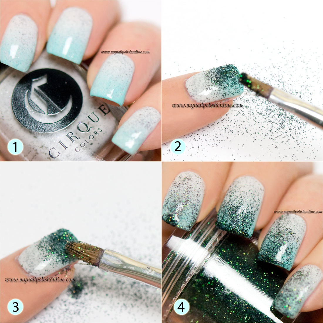 How To Apply Loose Glitter To Nails
 Loose glitter guide – a tutorial for loose glitter