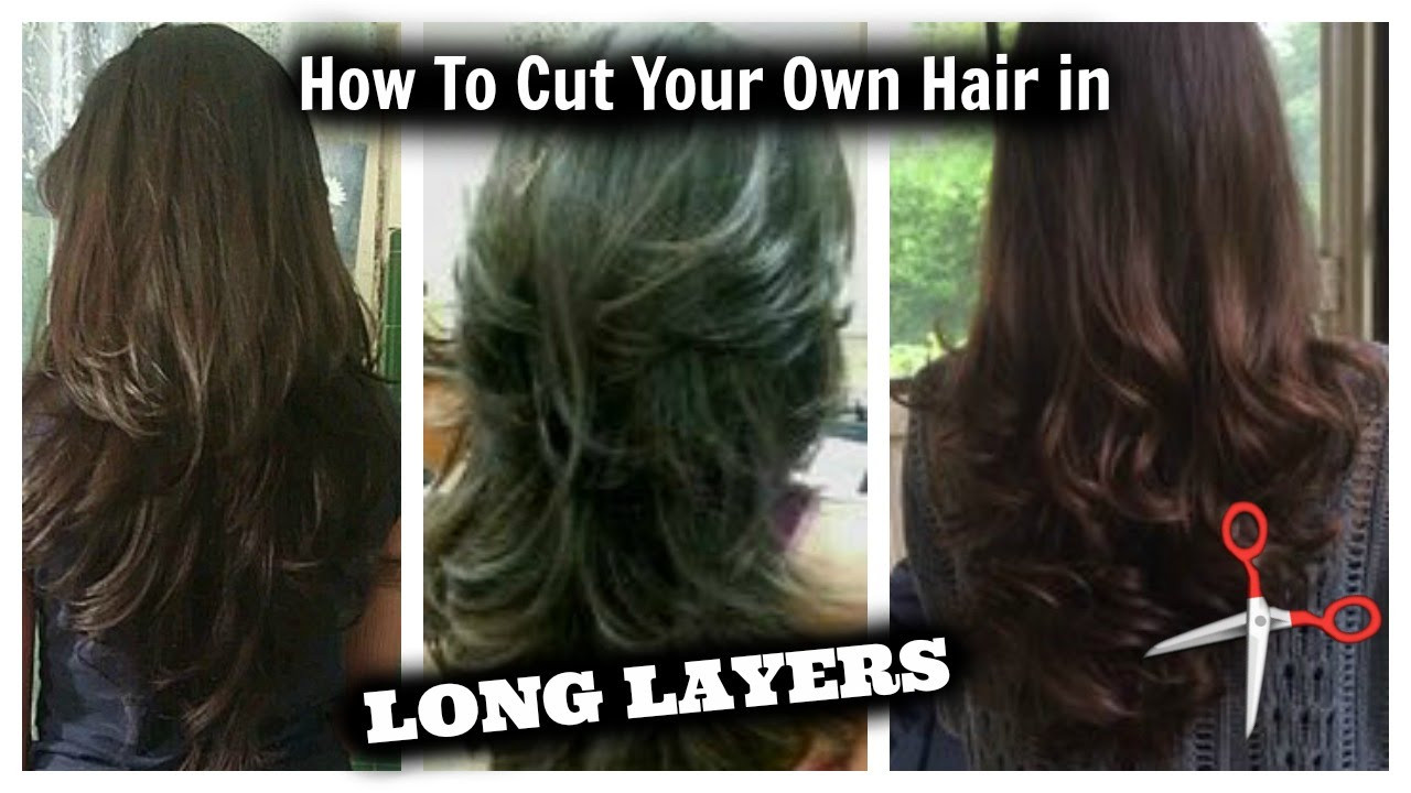 How To Cut Your Own Hair In Long Layers
 How I Cut My Hair in Layers at HOME │ Long Layered