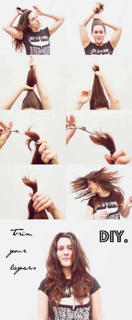 How To Cut Your Own Hair In Long Layers
 How To Cut Your Own Layers