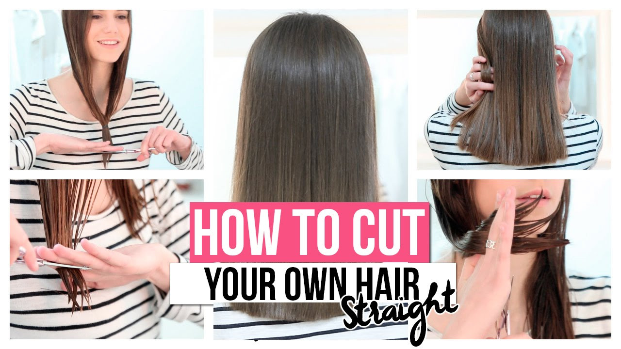 How To Cut Your Own Hair In Long Layers
 HOW TO CUT YOUR OWN HAIR STRAIGHT