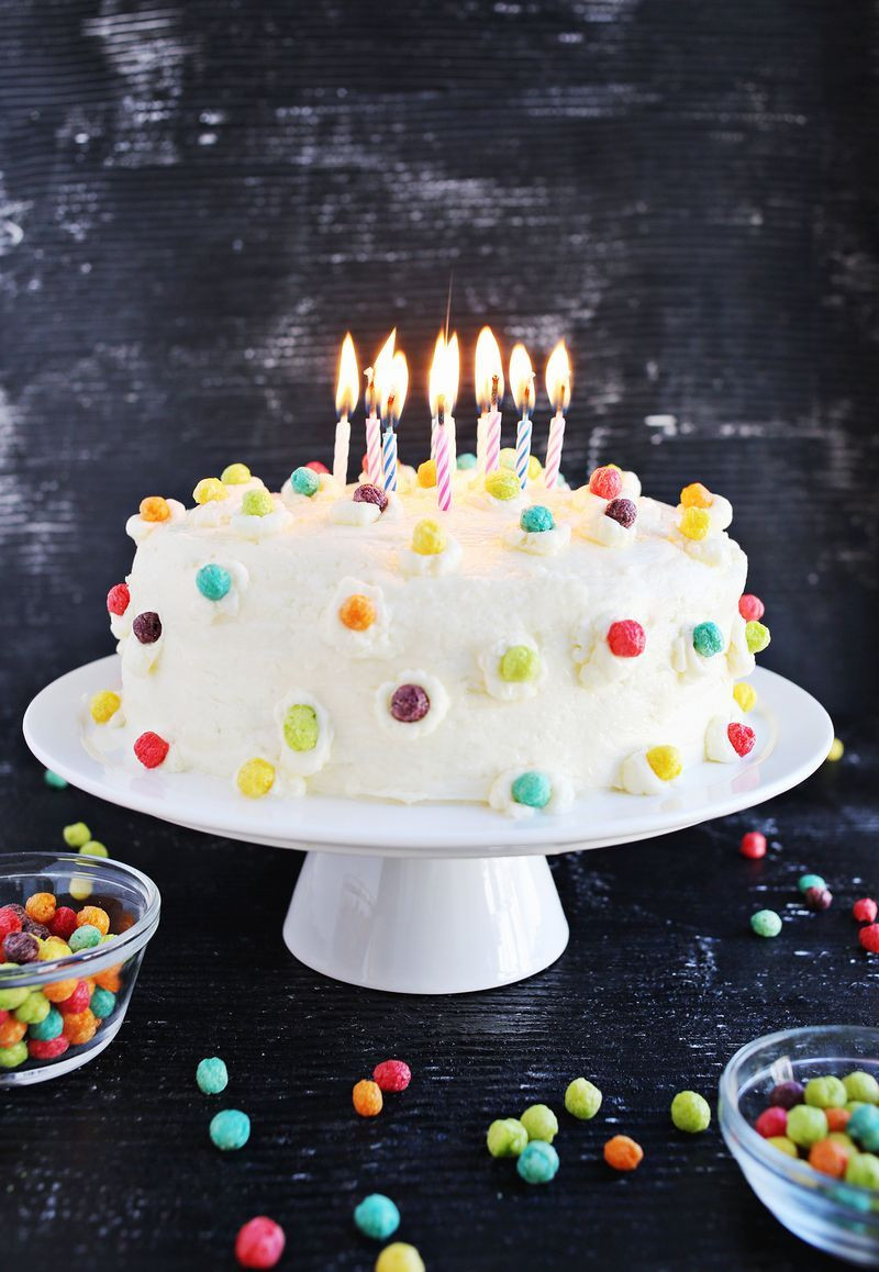 How To Decorate A Birthday Cake
 Funfetti Buttermilk Birthday Cake s and