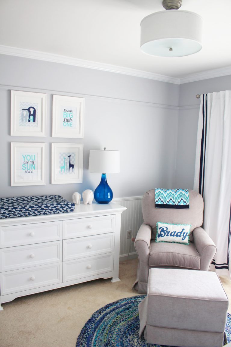 How To Decorate Baby Boy Room
 Little Boy Blue Nursery
