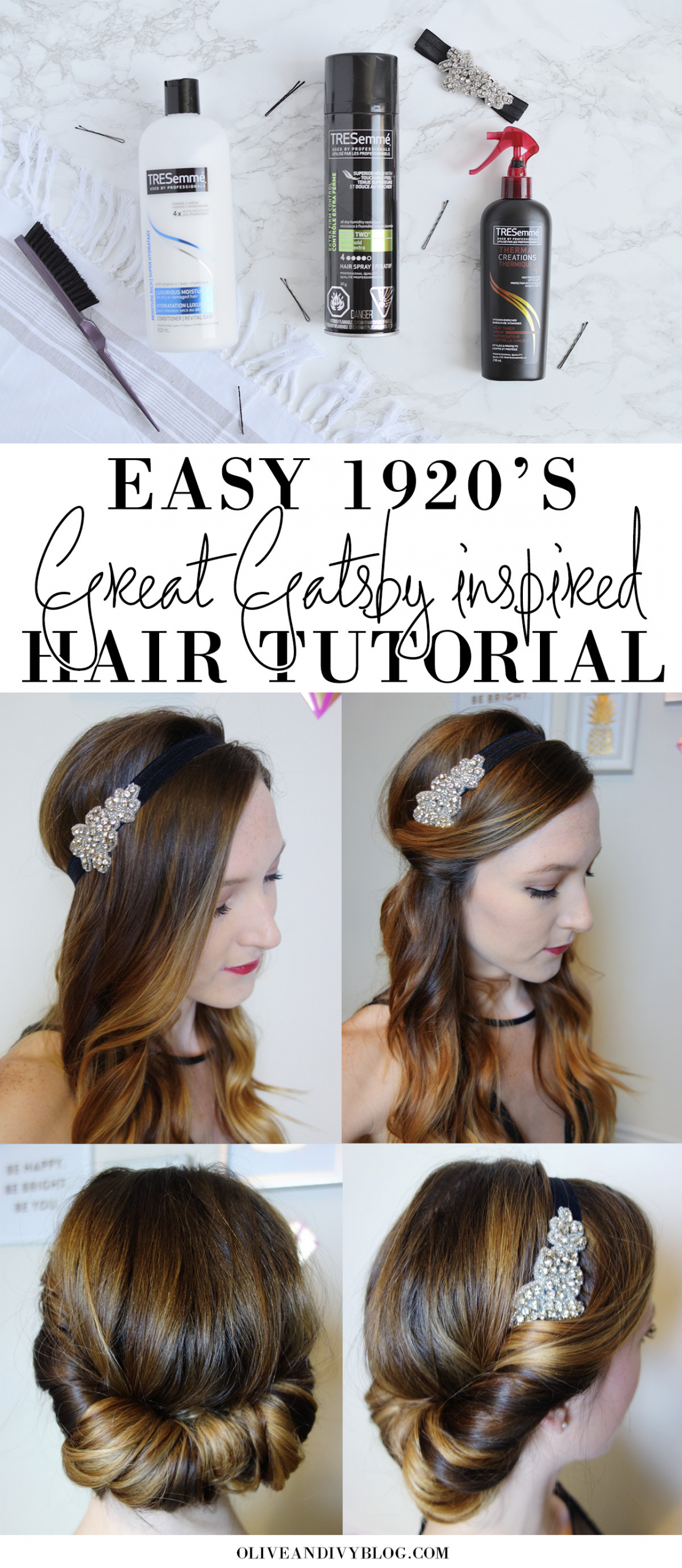 How To Do A 1920S Hairstyle For Long Hair
 Easy 1920 s Great Gatsby Hair Tutorial 1920s
