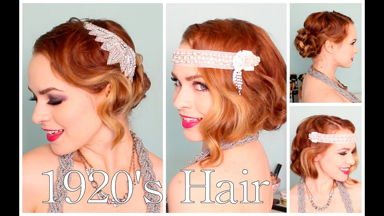 How To Do A 1920S Hairstyle For Long Hair
 1920 Updo